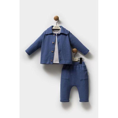 Moi Noi Ceketli Takım Mnb5321 Navy Blue