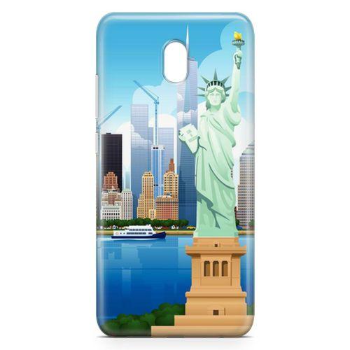 Xiaomi Redmi 8a Kılıf Özgürlük Heykeli Newyork Arka Kapak Koruma Desenli Full Koruyucu