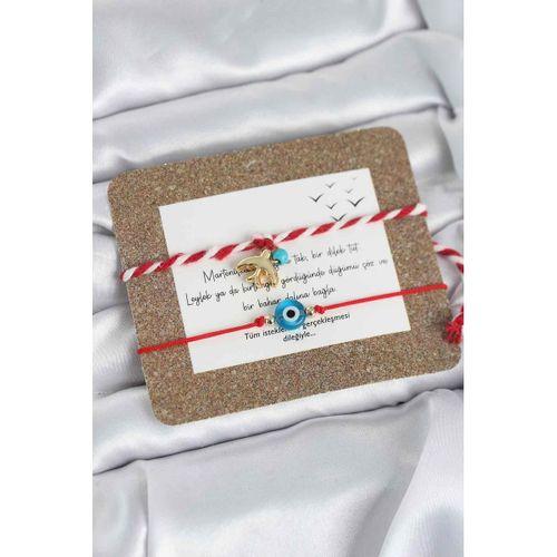 Marteniçka Bileklik 2'li Nazar ve Kırlangıç Model