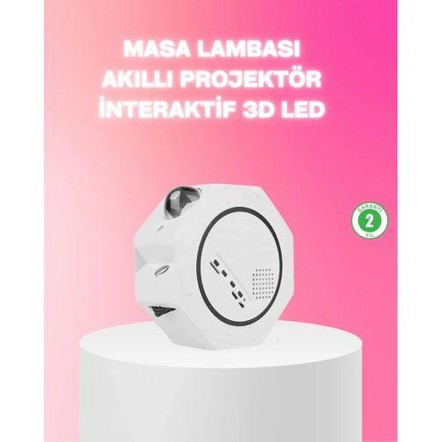 360° Döndürülebilir Yıldızlı Gökyüzü Projeksiyon Gece Lambası