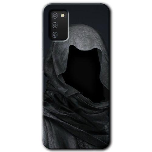 Galaxy A03s Kılıf HD Desen Baskılı Arka Kapak - Death + Kırılmaz Cam