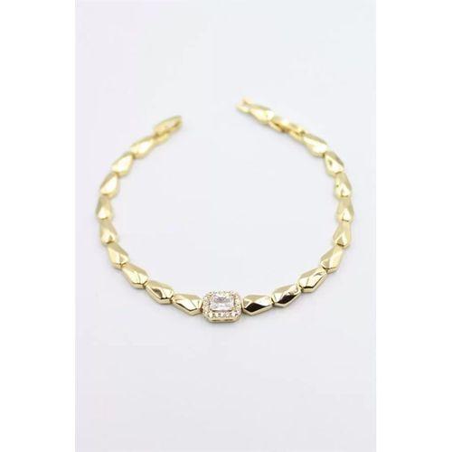 Taşlı Xuping Bileklik - Altın