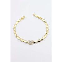 Taşlı Xuping Bileklik - Altın