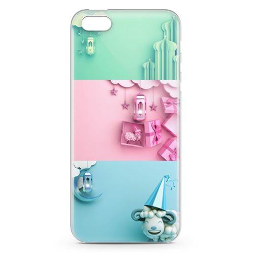 Apple iPhone SE Kılıf Duvar Süsleri Arka Kapak Koruma Desenli Full Koruyucu