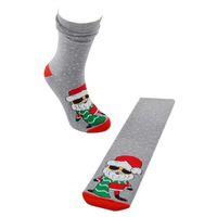 Dode Flora Kadın Pamuk Havlu Noel Baba Desenli Yılbaşı Çorabı