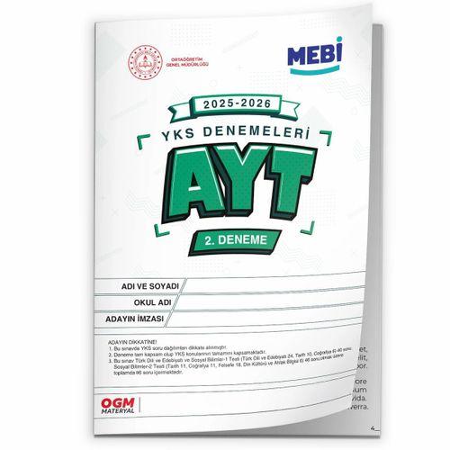 2026 ÖSYM YKS-AYT MEBİ OGM SÖZEL 1 -2 -3 Deneme Paketi Güncel 3lü SET (Seri Deneme) BASKI ÜCRETİ