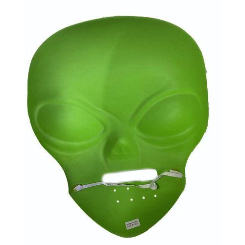 Ghoulish Productions Green Alien Mask 45x30 Cm ( Uzaylı ) - Lisinya