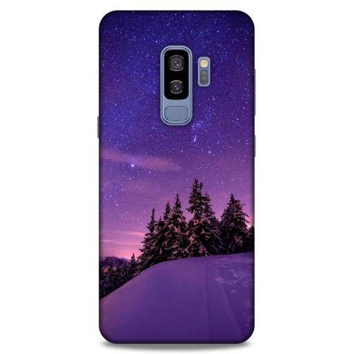 Lopard Samsung Galaxy S9 Plus Uyumlu Kılıf Gece'S (4) Koruma Kılıfı Mor