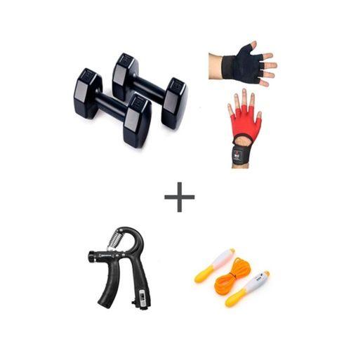 Ps Spor 1 Kg Dambıl Set 1kg 2 Adet Dambıl +body Eldiven Sayaçlı Ayarlanabilir El Yayı Ve Atlama İpi