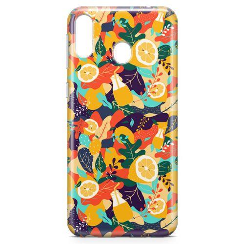 Samsung Galaxy M20 Kılıf C Vitamini Arka Kapak Koruma Desenli Full Koruyucu