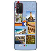 Lopard Samsung Galaxy A02S Uyumlu Kılıf Şehirli ※ (35) İzmir Fit Design Kılıf