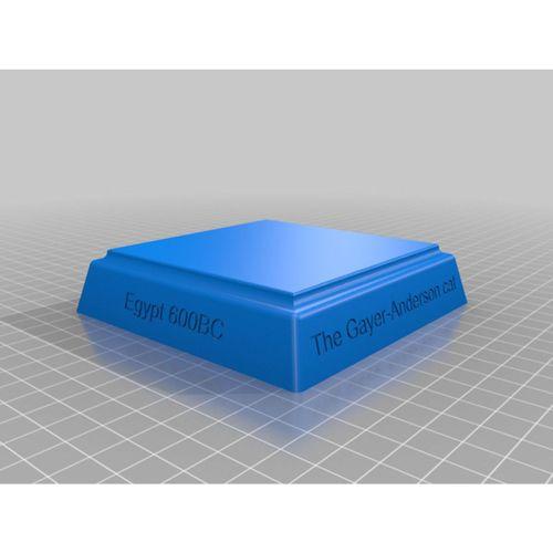 Gayer Anderson Kedi için Pedestal (Bu ürün Sadece Plastik parçadır - Almadan Önce Soru Sorabilirsiniz)