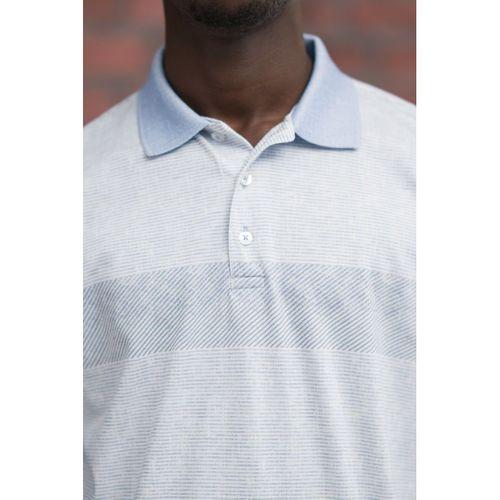 Advante Regular Fit Likralı Çizgili Polo Yaka T-shirt