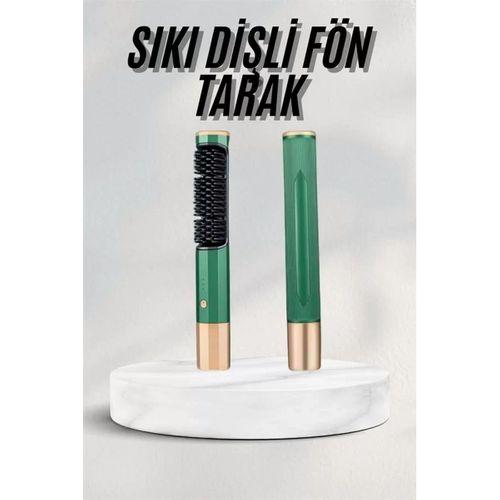 Düzleştirici Fırça Saç Düzleştirici Arada Fön Tarak Taşınabilir