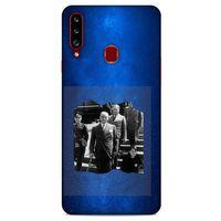 Samsung Galaxy A20s Kılıf Atatürk (11) Tam Koruma Gece Mavisi