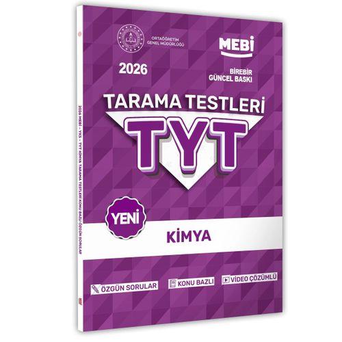 2026 YKS-TYT MEBİ-OGM Kimya Özgün Tarama Testleri Kitabı A4 Boyut Renkli Görsel BASKI ÜCRETİ