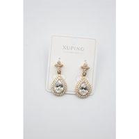 Taşlı Küpe - Beyaz