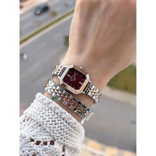 Daniel Klein Dolamalı Çelik Kordonlu 2 Yıl Garantili 3 Atm Suya Dayanıklı Kadın Kol Saati+Bileklik 4