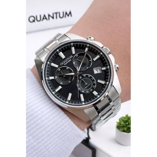 Quantum Sapphire Camlı İtalyan Bileklik Hediyeli 2 Yıl Garantili 10 Atm Erkek Kol Saati 1122.351