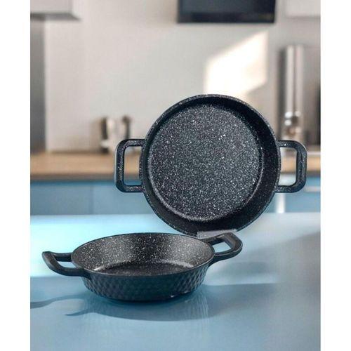 Zhlhome Döküm Granit Sahan Tava Set 2li