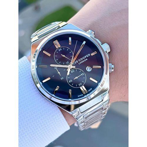 Lee Cooper Çelik Kordon İç Fonksiyonları Aktif 5 Atm Suya Dayanıklı Erkek Kol Saati ELC07835.390
