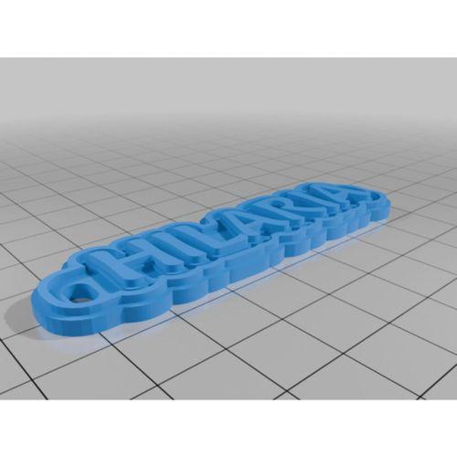 Hilaria İsimli Anahtarlık (Bu ürün Sadece Plastik parçadır - Almadan Önce Soru Sorabilirsiniz)