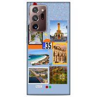 Lopard Samsung Galaxy Note 20 Ultra Uyumlu Kılıf Şehirli ※ (35) İzmir Fit Design Kılıf