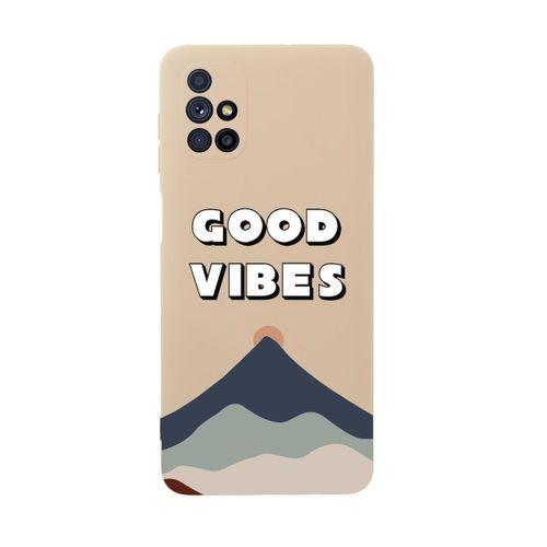 Samsung M51 Good Vibes Premium Silikonlu Telefon Kılıfı