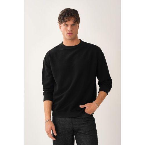ALEXANDERGARDI BİSİKLET YAKA UZUN KOLLU SWEATSHIRT (UNX-37400)