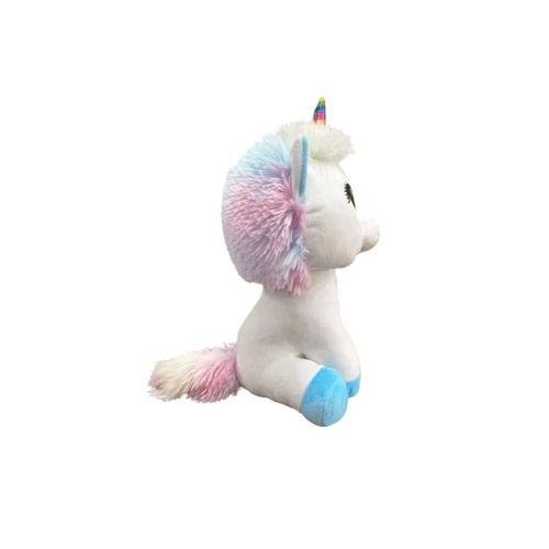 Eğitici Oyuncak  Halley Pembe Mavi Patili Unicorn 35 Cm PL62218