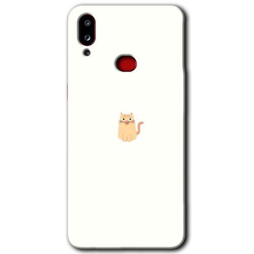 Galaxy A10s Kılıf HD Desen Baskılı Arka Kapak - Cat Minimalism