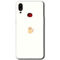 Galaxy A10s Kılıf HD Desen Baskılı Arka Kapak - Cat Minimalism