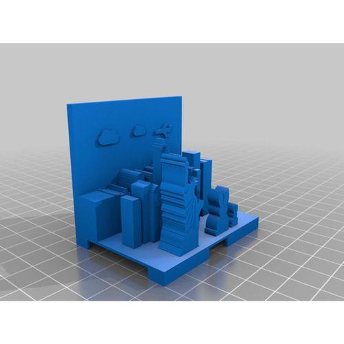 3D Baskılı Işık Şehri (Bu ürün Sadece Plastik parçadır - Almadan Önce Soru Sorabilirsiniz)