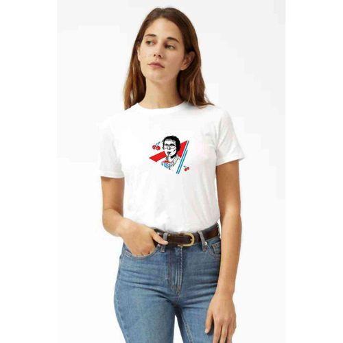 Stanger Things No Cherry No Deal Kadın Beyaz Tshirt