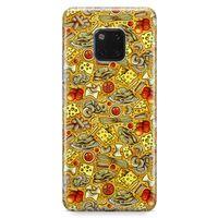 Huawei Mate 20 Pro Kılıf Peynirli Makarna Arka Kapak Koruma Desenli Full Koruyucu