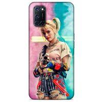 Oppo A52 Uyumlu Kılıf Harley Quinn (27) Tasarımlı Kılıf Kobalt mavisi
