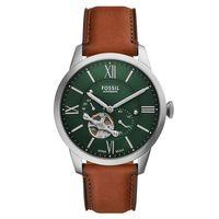 Fossil FME3265 Otomatik Deri Kahverengi Yeşil kadran 44 mm Erkek Kol Saati