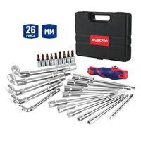 WORKPRO WP204003 26 Parça Cr-V Profesyonel Motosiklet Tamir Alet Seti