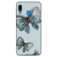 Y.Liva-2020 (Pepela) Samsung Galaxy A30 Kılıf Silikon Kapak Desenli