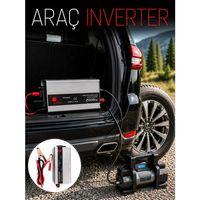 2000w Araç İnverter Aküden Güç Dönüştürücü Elektrik Üreten Taşınabilir