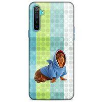 Oppo Realme 6i Kılıf Köpek Kıyafetleri (43) Thin Fit Kılıf Cocker Kapişonlu Eşofman