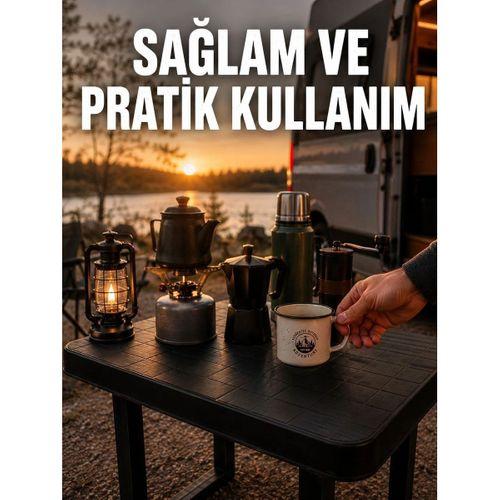 Katlanır Plastik Kamp Masası Hafif Taşınabilir Piknik Masası