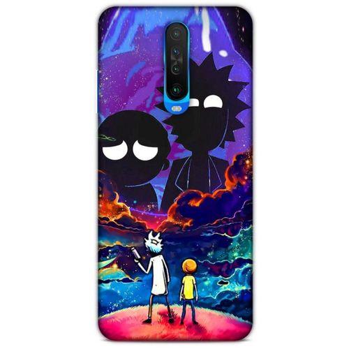 Xiaomi Poco X2 Uyumlu Kılıf Rick And Morty (46) Core Armor Kılıf Decoy Ricks
