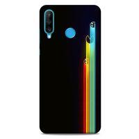 Retro (29) Desen Arka Koruma Kılıfı Renkli Huawei P30 Lite Kılıf