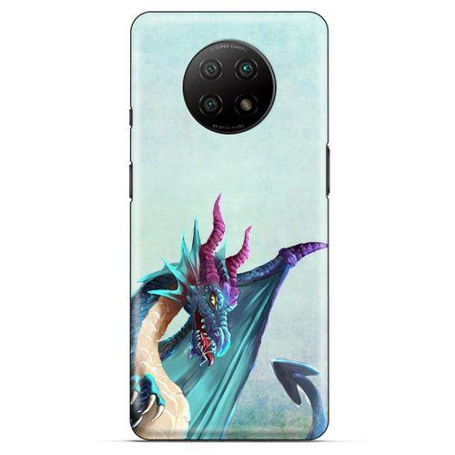 Xiaomi Redmi Note 9T Kılıf Dragons (19) Kılıfları Mavi Ejderha