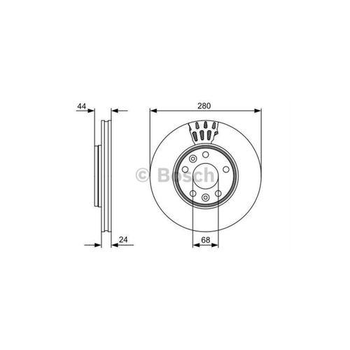 0986479553 Fren Dıskı On 280mm Duster 09- Megane Iıı 08- Fluence Laguna Iıı 07-