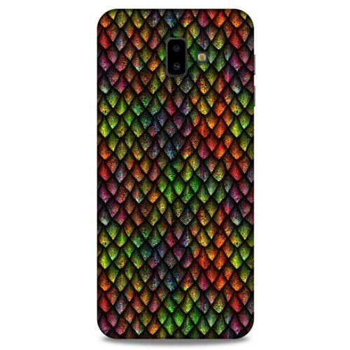Samsung Galaxy J6 Plus Kılıf Dragons (6) Silikon Kılıf Ejderha Skin Çok Renkli