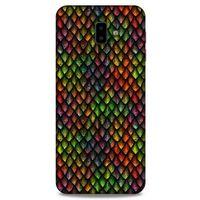 Samsung Galaxy J6 Plus Kılıf Dragons (6) Silikon Kılıf Ejderha Skin Çok Renkli