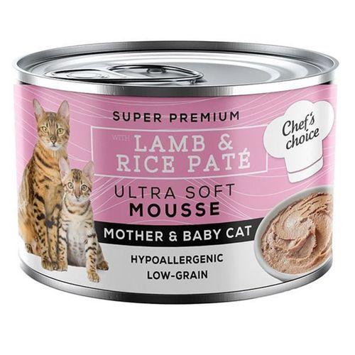 Chefs Choice Mother ve Baby Cat Soft Mousse Anne Ve Yavru Kedi Kons