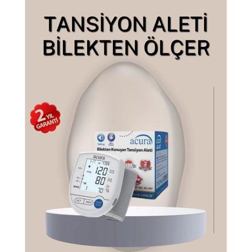 Bilekten Ölçer Tansiyon Aleti Şarjlı-pilli Hafızalı Pratik Kullanım